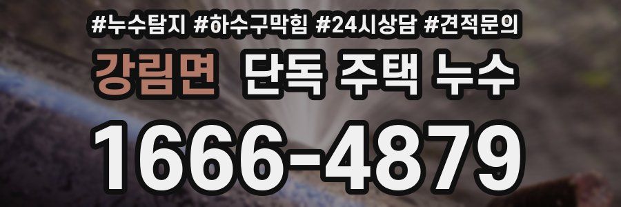 강림면 단독 주택 누수