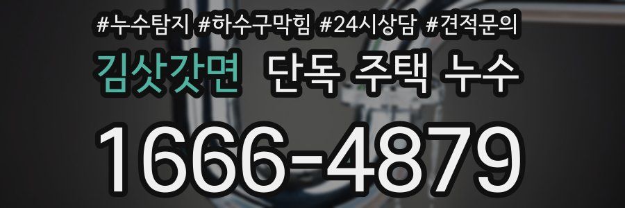 김삿갓면 단독 주택 누수