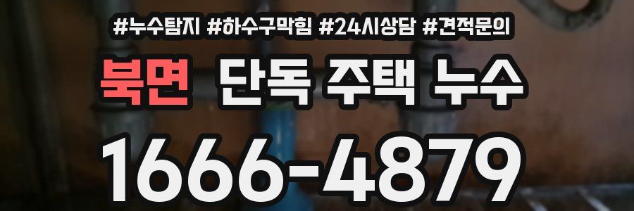 북면 단독 주택 누수