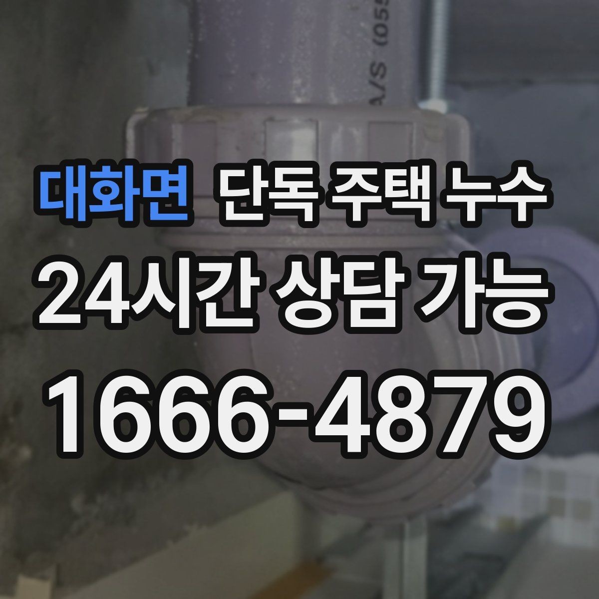 대화면 단독 주택 누수 벽지 이음선 따라 물자국이 생길 때