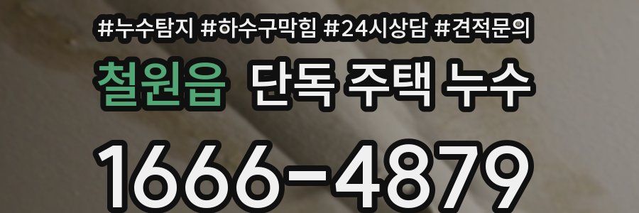 철원읍 단독 주택 누수