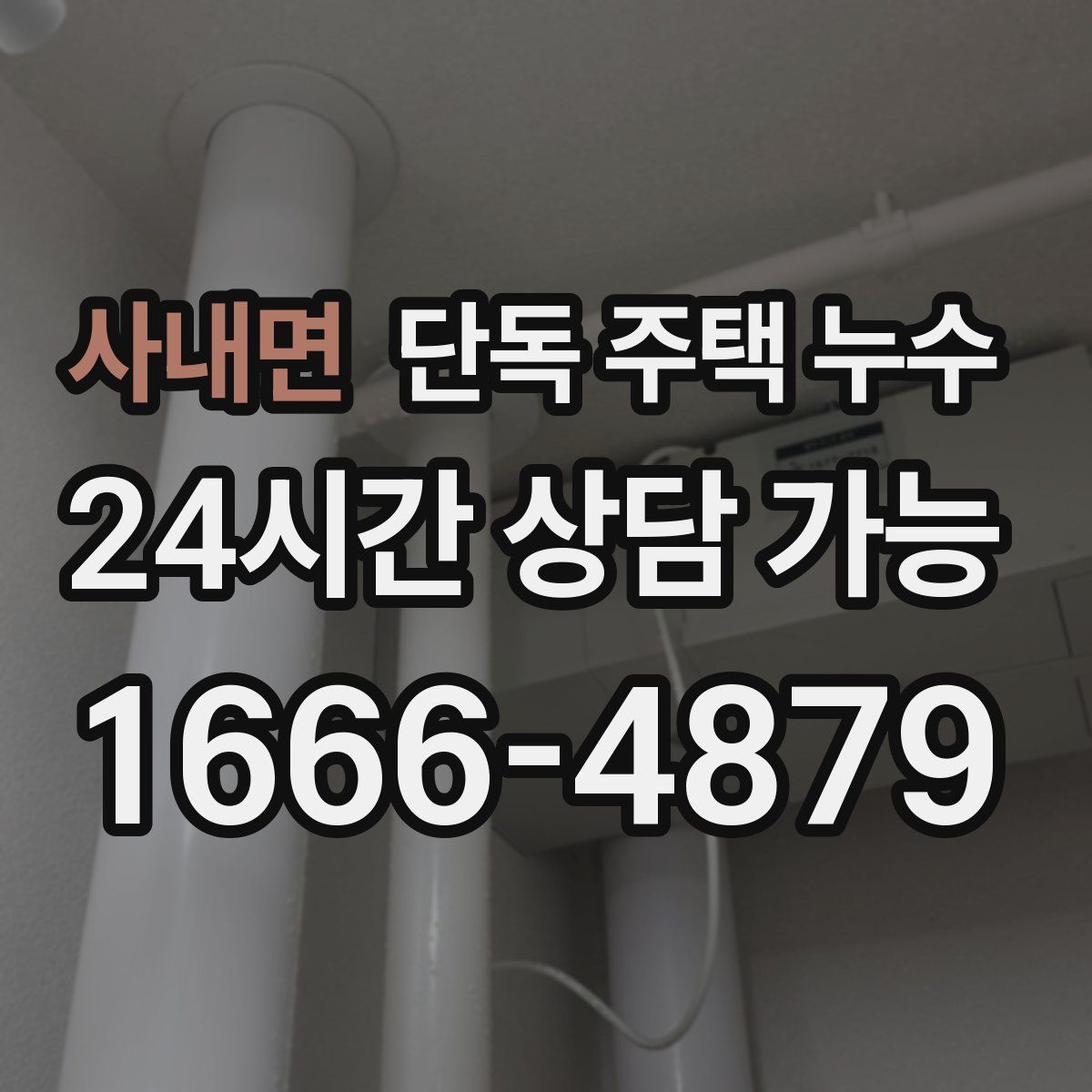 사내면 단독 주택 누수