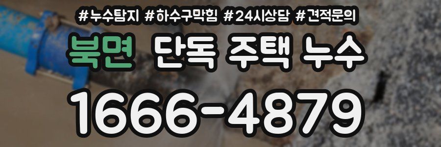 북면 단독 주택 누수