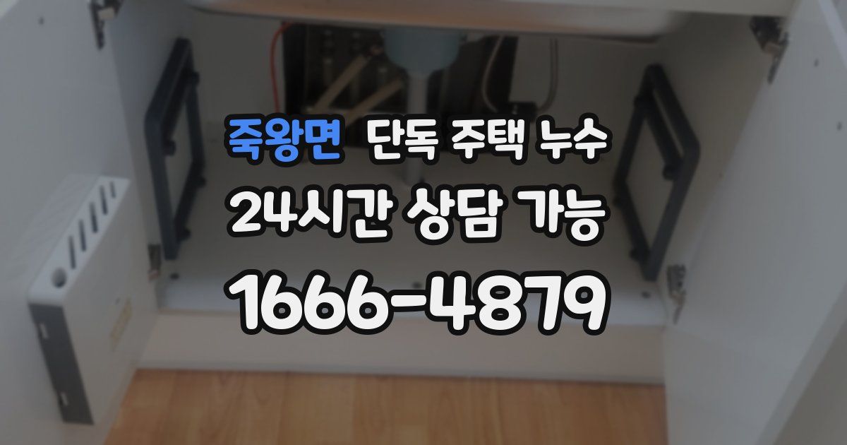 죽왕면 단독 주택 누수