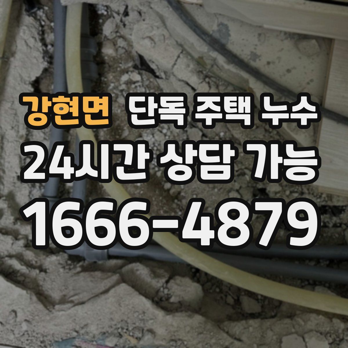 강현면 단독 주택 누수