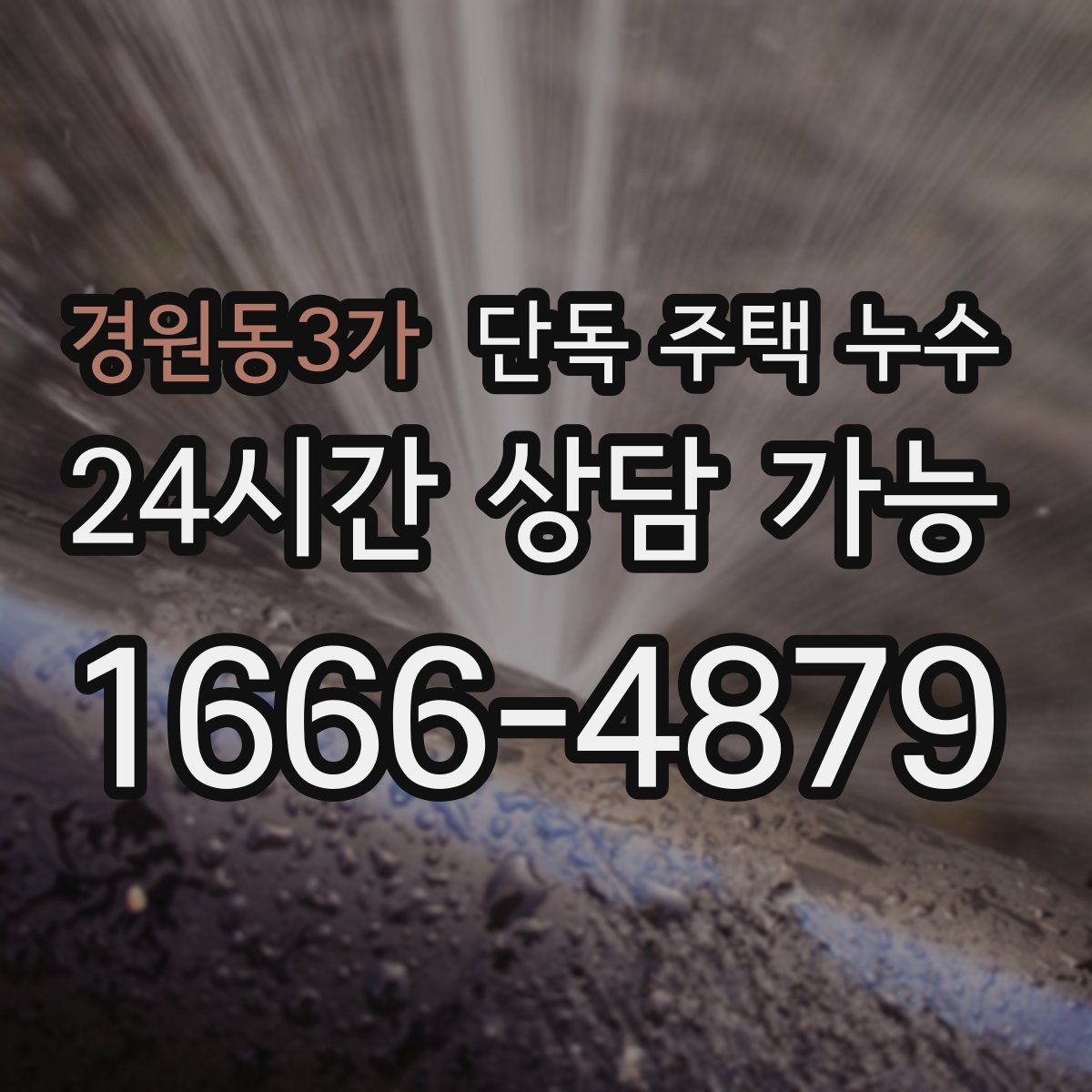 경원동3가 단독 주택 누수