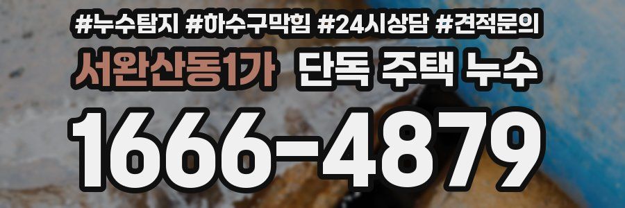 서완산동1가 단독 주택 누수