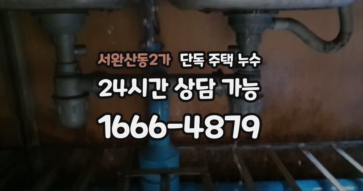 서완산동2가 단독 주택 누수