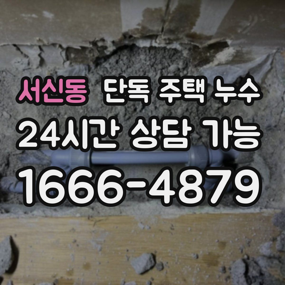 서신동 단독 주택 누수