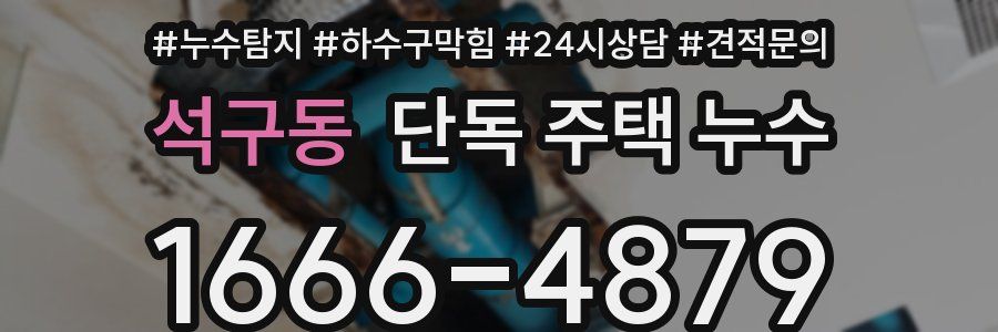 석구동 단독 주택 누수