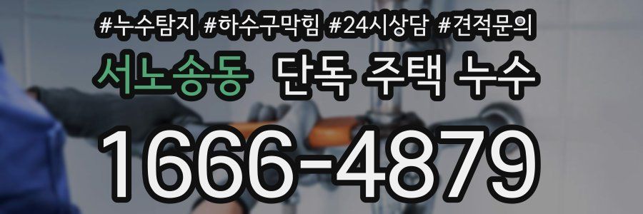 서노송동 단독 주택 누수
