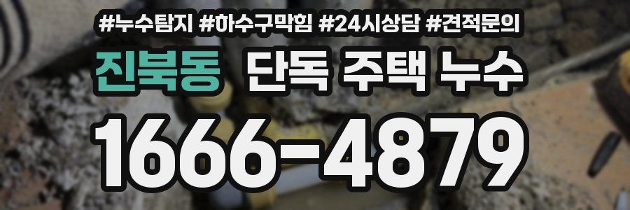 진북동 단독 주택 누수