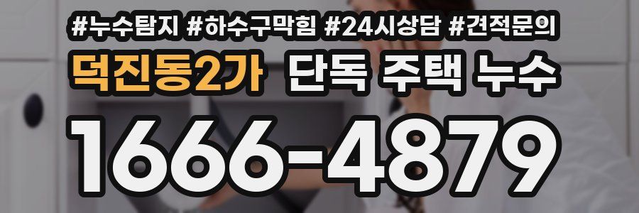 덕진동2가 단독 주택 누수
