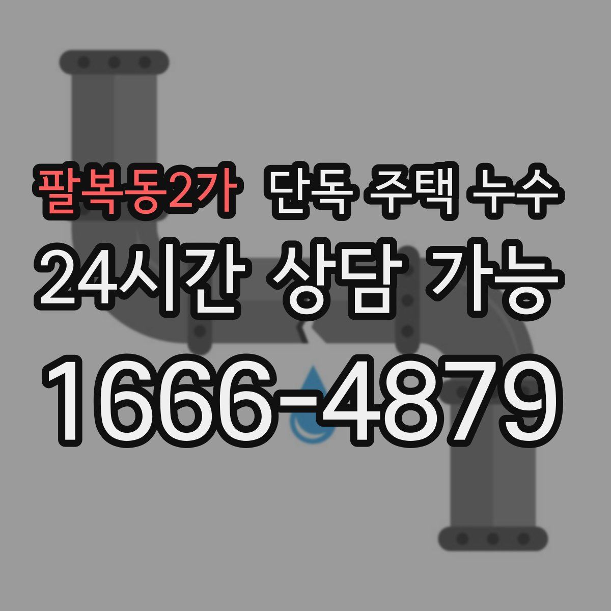 팔복동2가 단독 주택 누수