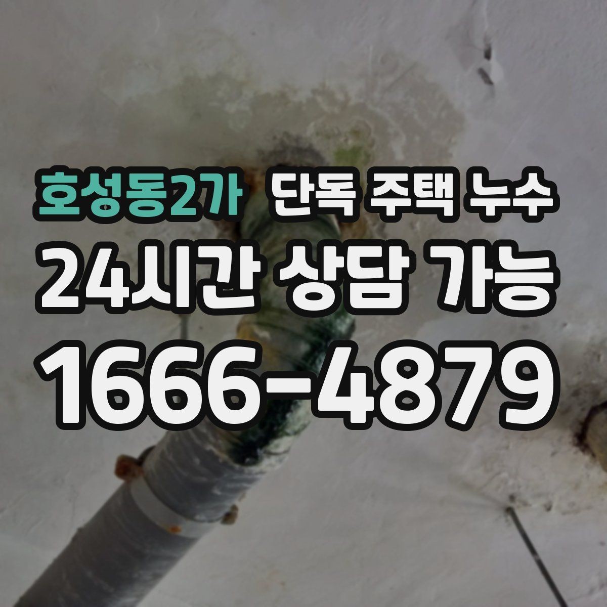 호성동2가 단독 주택 누수 새벽에 물방울 소리가 들릴 때 확인할 점