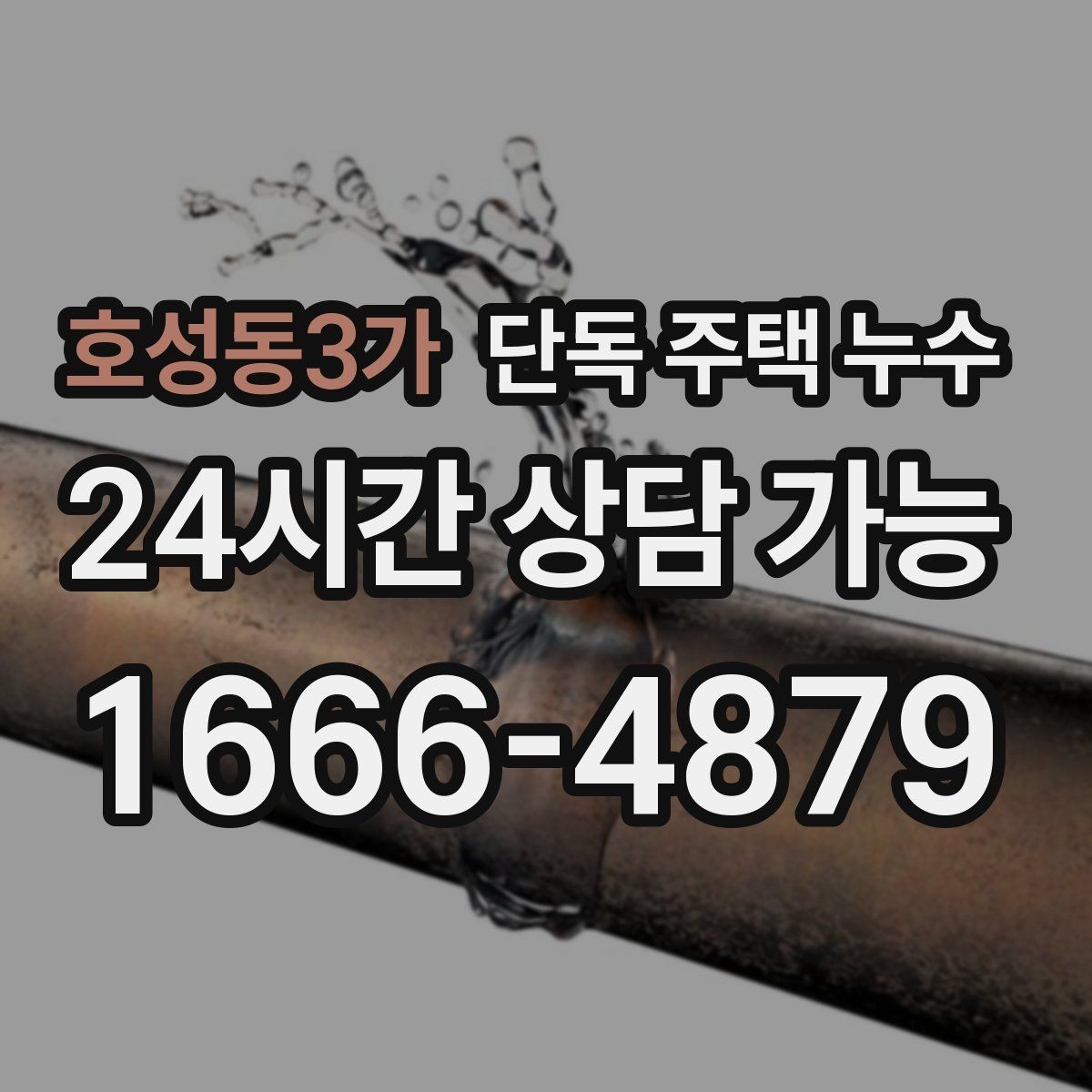 호성동3가 단독 주택 누수 전기 설비 주변 젖었을 때 주의사항