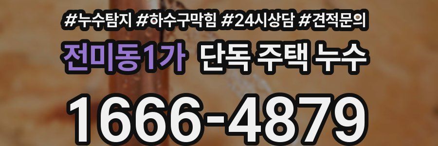 전미동1가 단독 주택 누수