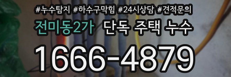 전미동2가 단독 주택 누수