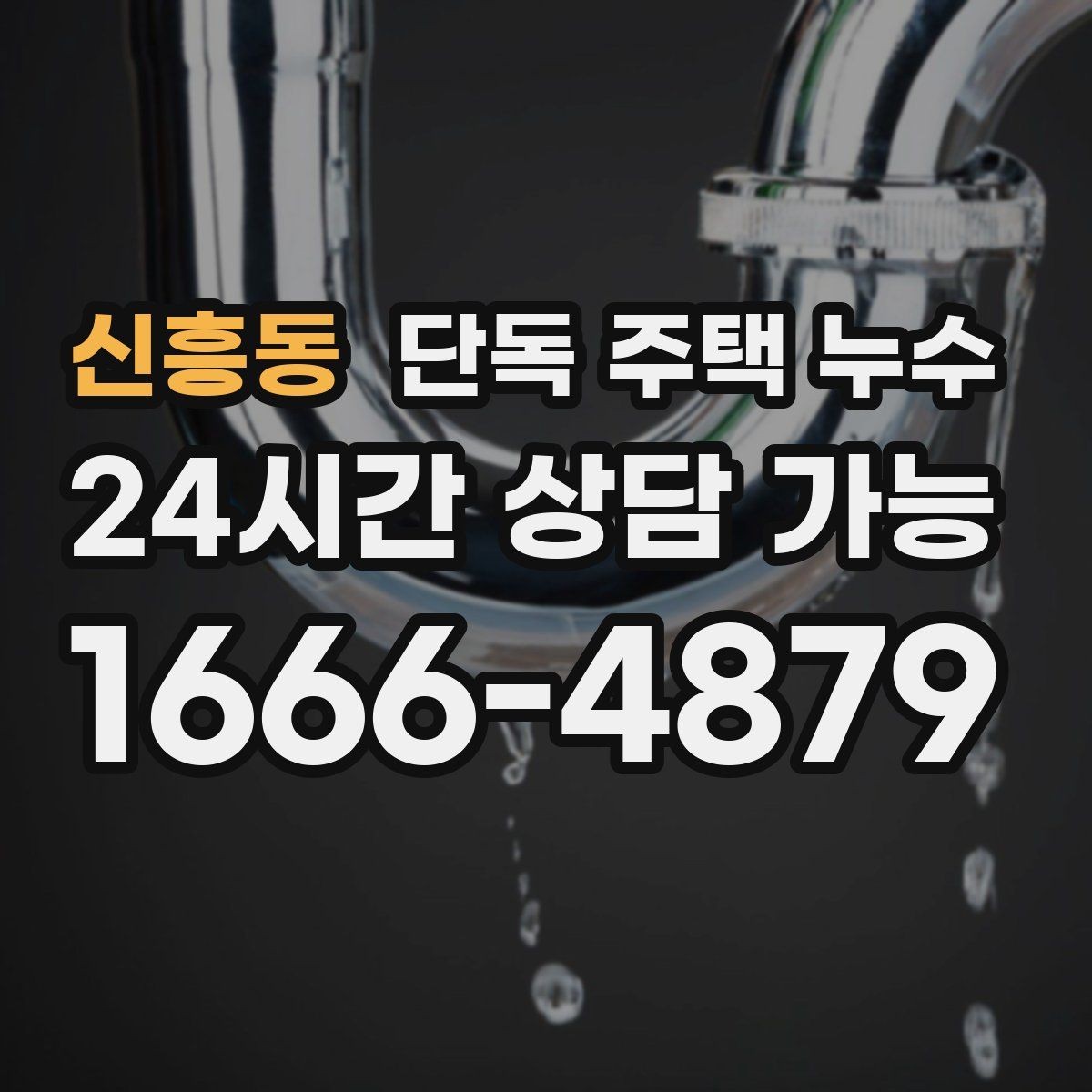 신흥동 단독 주택 누수 처마 아래 물자국이 보이면 의심할 것