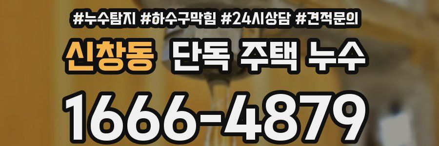 신창동 단독 주택 누수