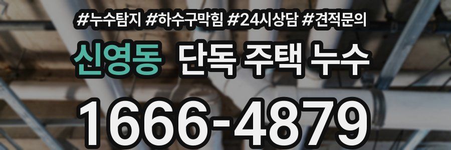신영동 단독 주택 누수