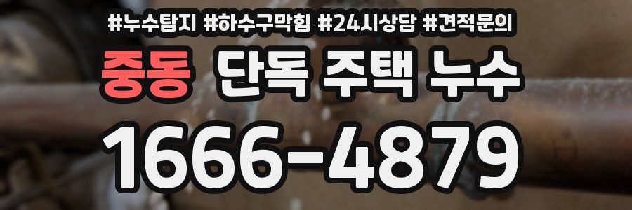 중동 단독 주택 누수