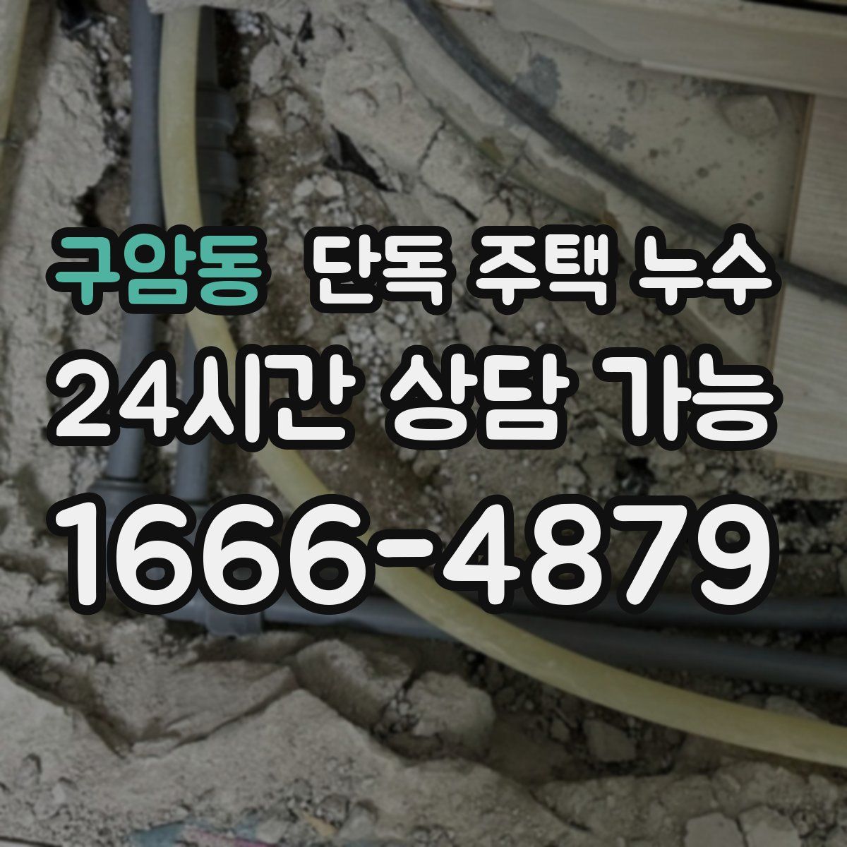 구암동 단독 주택 누수