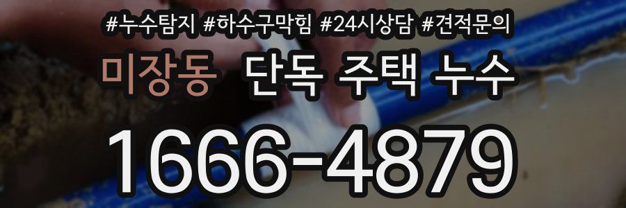 미장동 단독 주택 누수