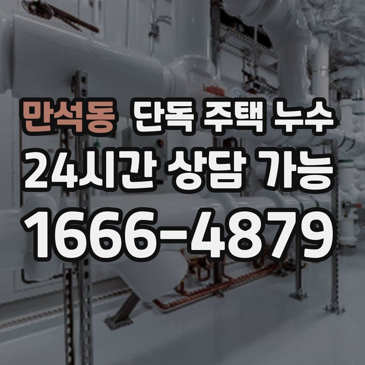 만석동 단독 주택 누수