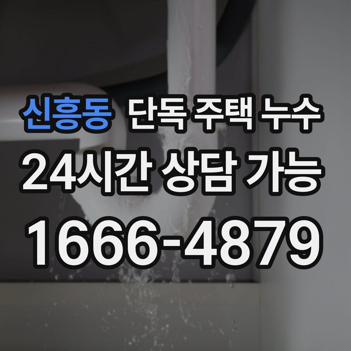 신흥동 단독 주택 누수 주방 싱크대 아래 물 고임 원인 찾기