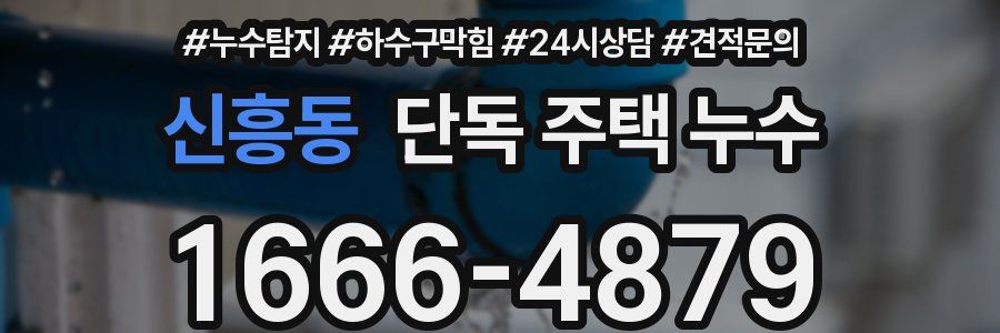 신흥동 단독 주택 누수