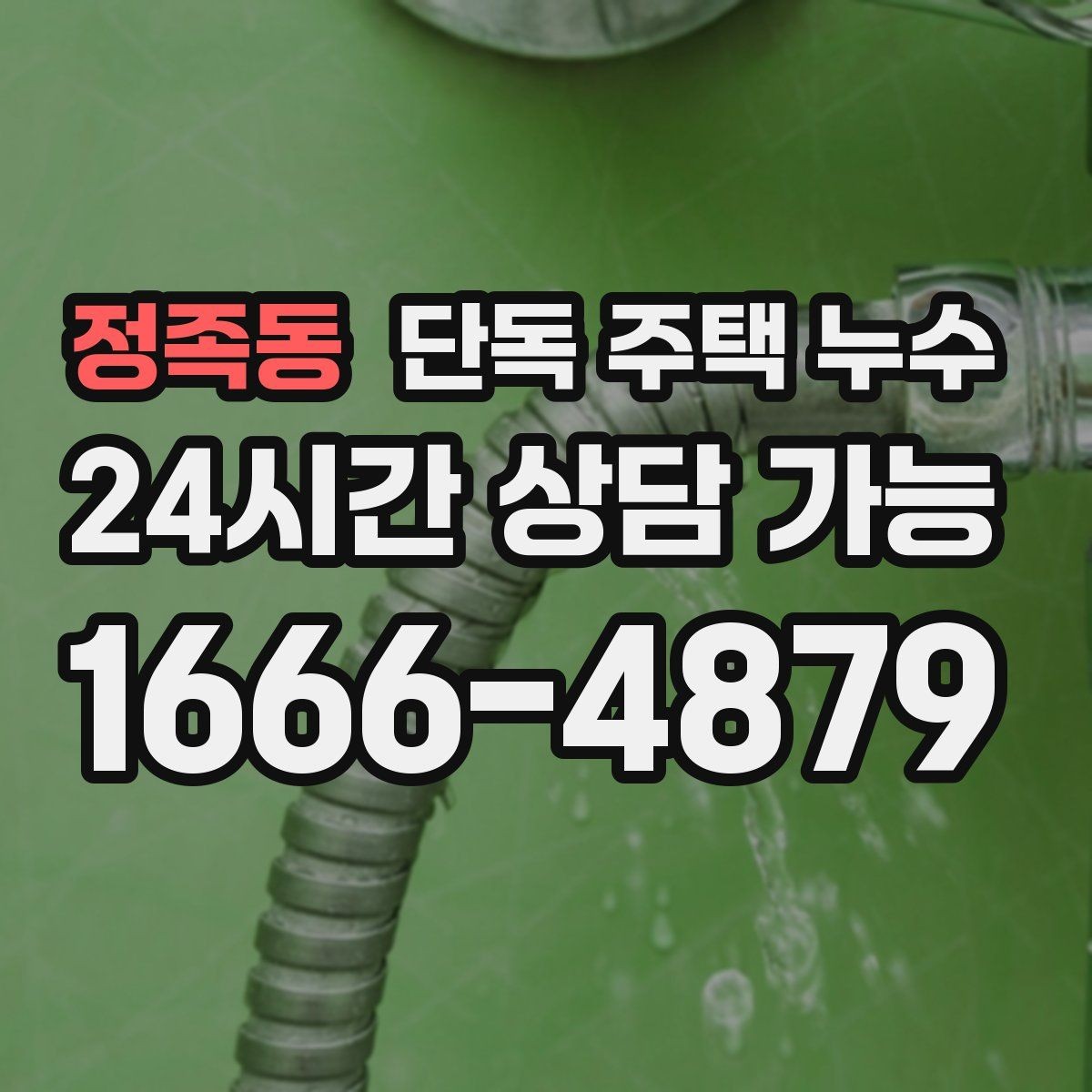 정족동 단독 주택 누수 샤워 후만 젖는 바닥 원인 찾기