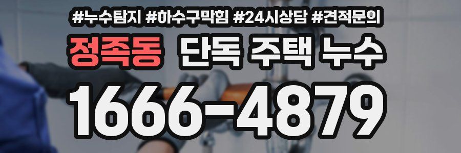 정족동 단독 주택 누수