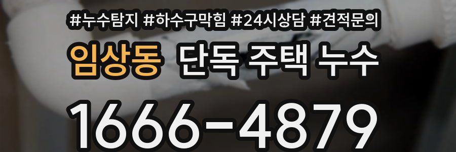 임상동 단독 주택 누수