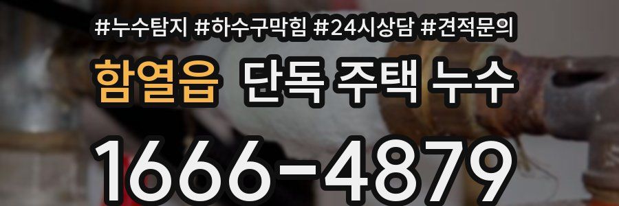 함열읍 단독 주택 누수