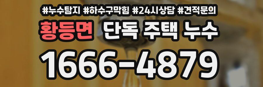 황등면 단독 주택 누수