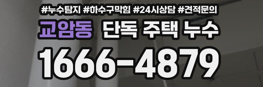 교암동 단독 주택 누수