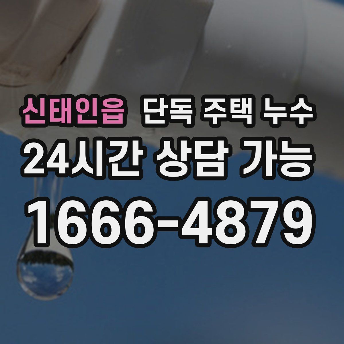 신태인읍 단독 주택 누수 벽지 이음선 따라 물자국이 생길 때