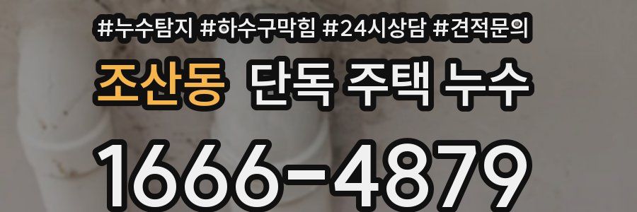 조산동 단독 주택 누수