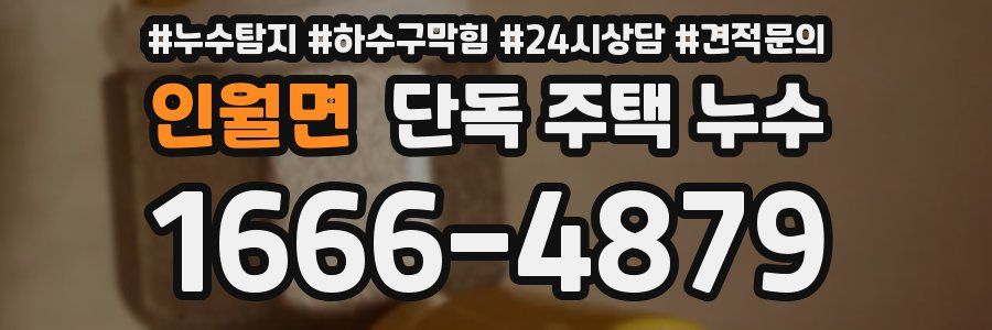 인월면 단독 주택 누수