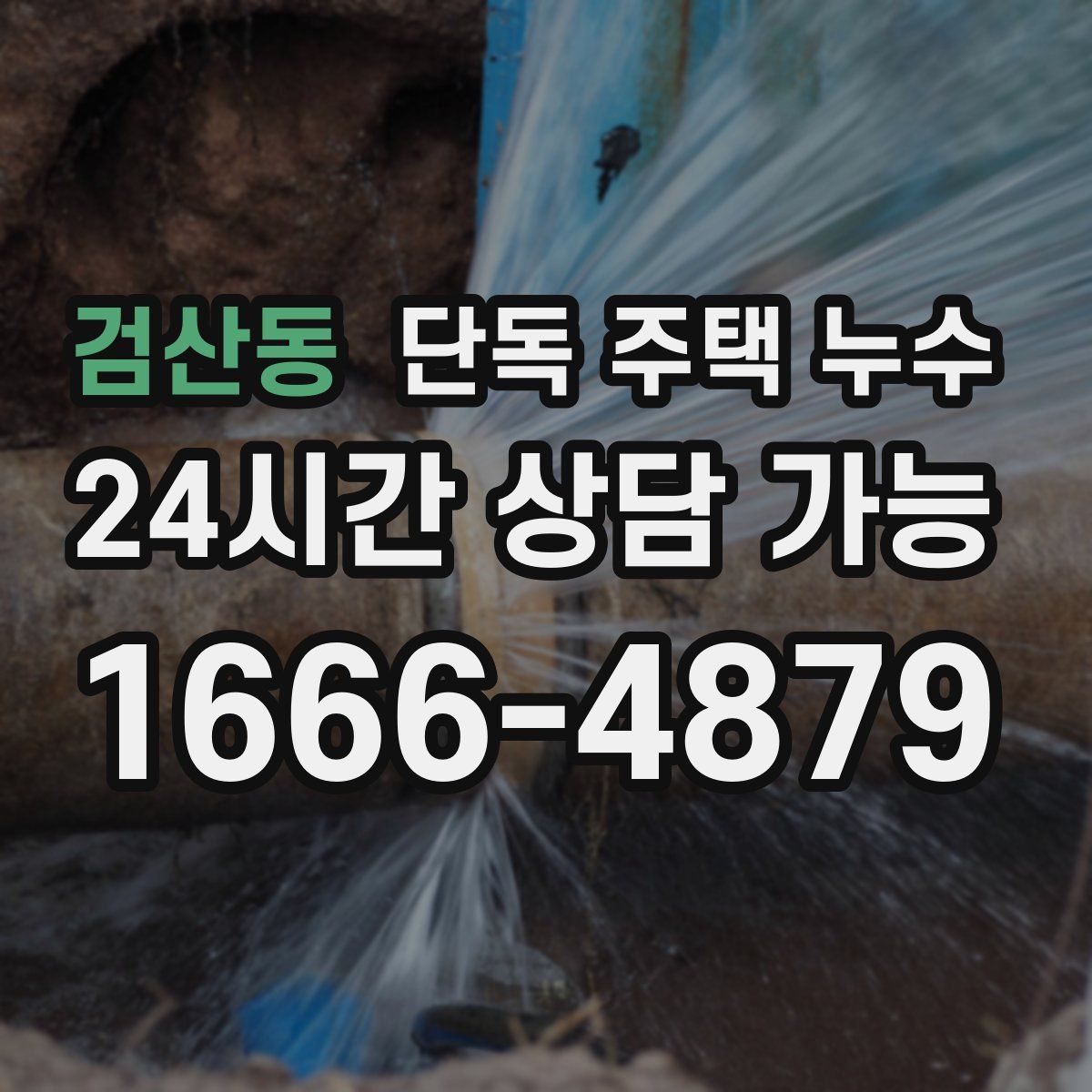 검산동 단독 주택 누수