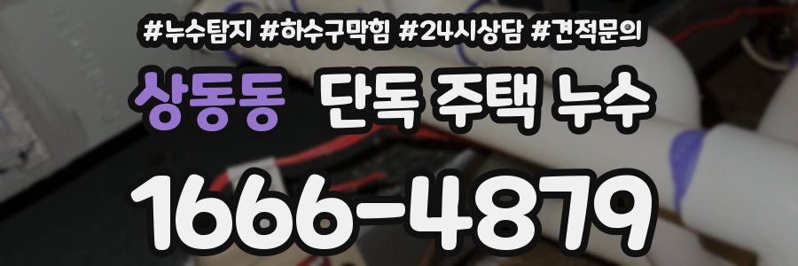 상동동 단독 주택 누수