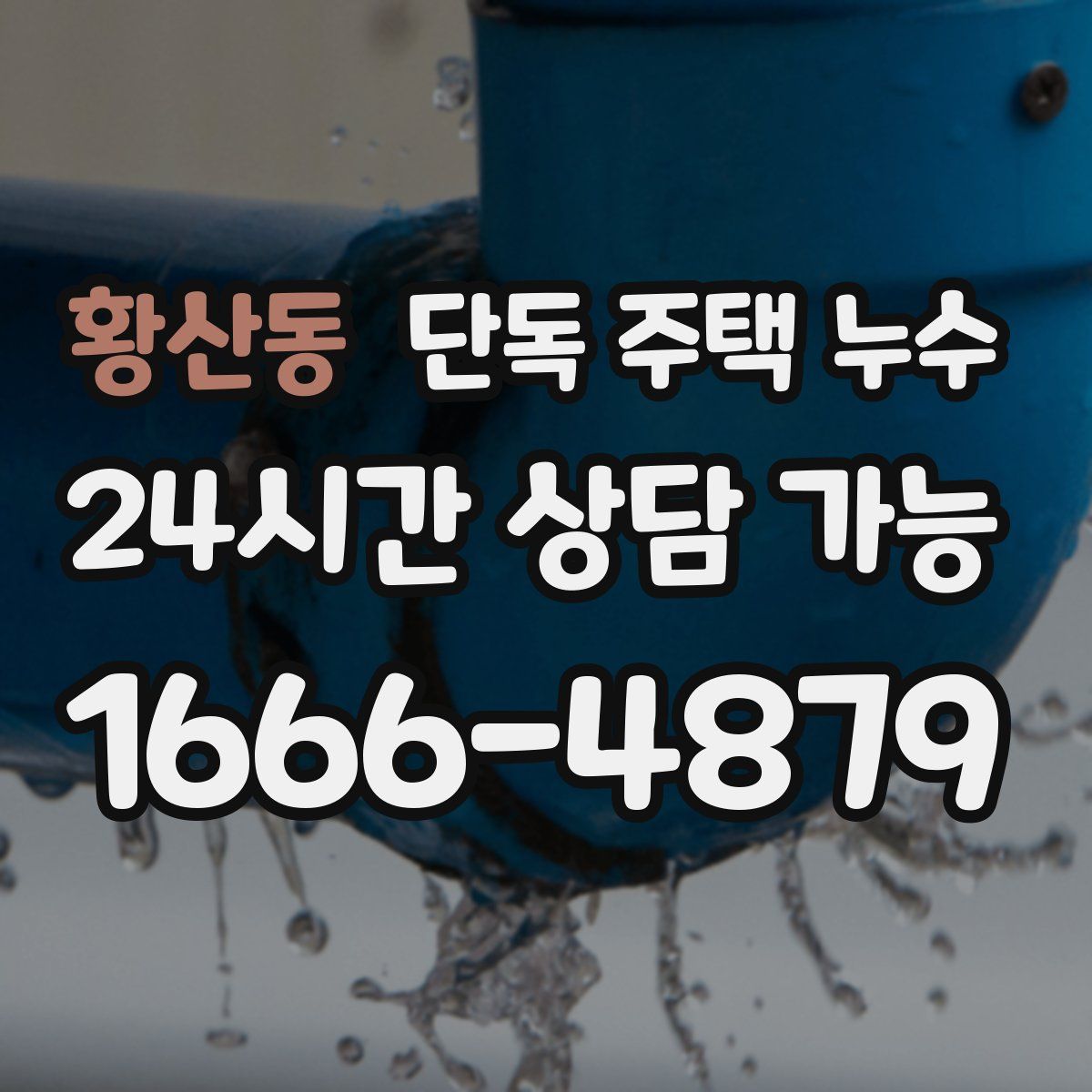 황산동 단독 주택 누수