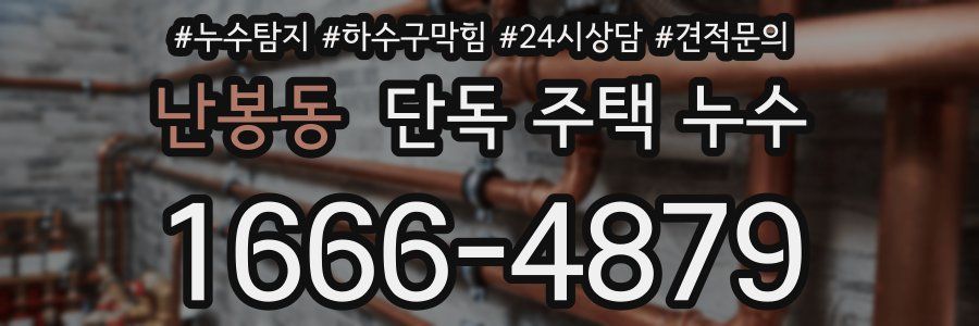 난봉동 단독 주택 누수