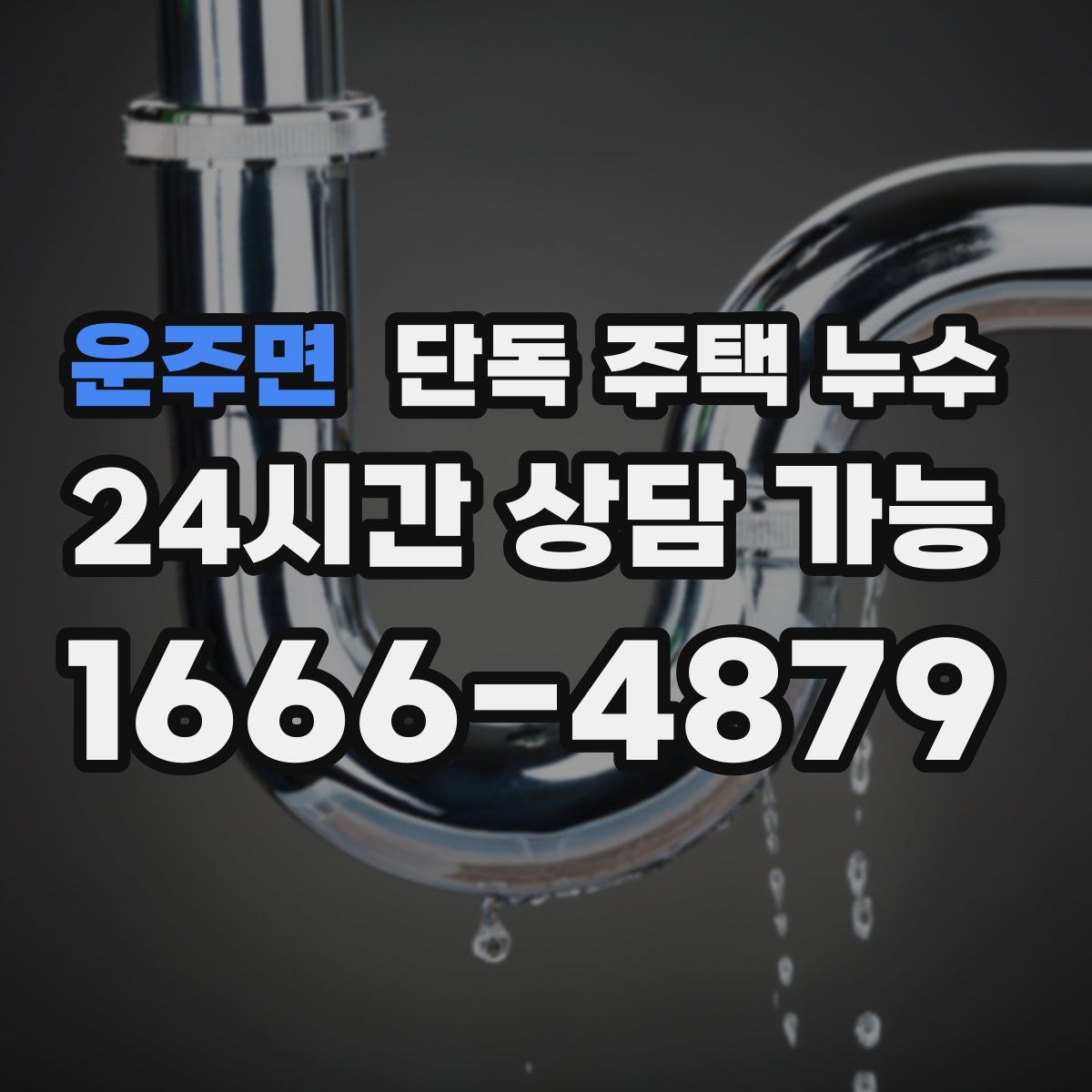 운주면 단독 주택 누수