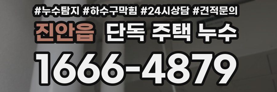 진안읍 단독 주택 누수