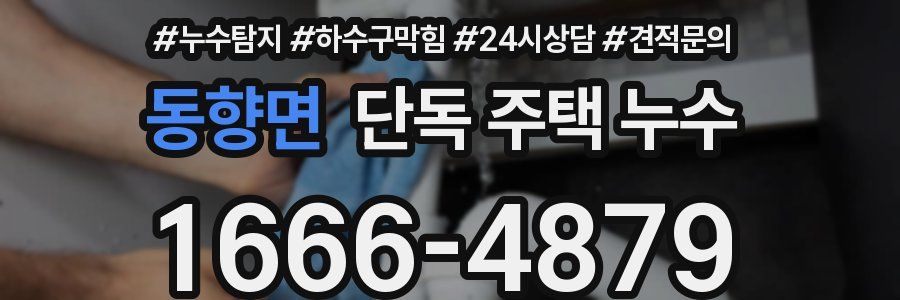 동향면 단독 주택 누수