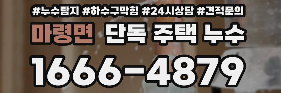 마령면 단독 주택 누수