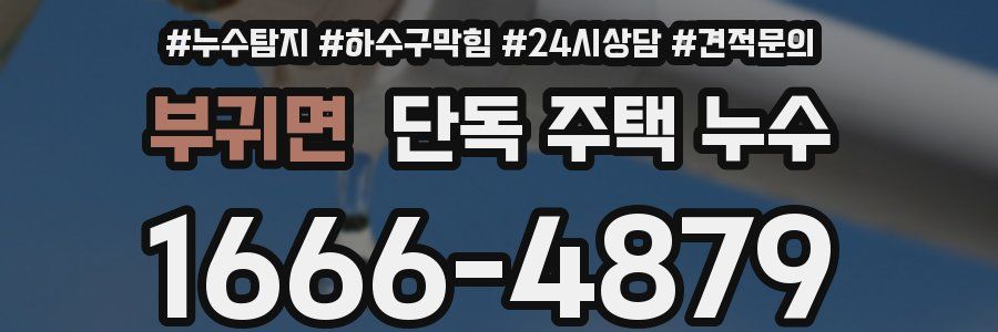 부귀면 단독 주택 누수