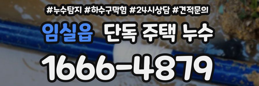 임실읍 단독 주택 누수